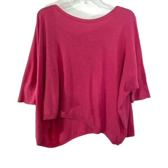 Cabi Cartwheel Pullover Boxy Pink Lagenlook Sweater Large - Picture 2 of 6